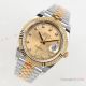 EW Factory Best Copy Rolex 18K gold Datejust 41 Cal.3235 Golden with Diamonds (9)_th.jpg